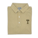 Load image into Gallery viewer, Georgia Tech Vintage Power T Map Pattern Performance Polo
