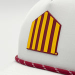 Load image into Gallery viewer, Iowa State 5-Bar Logo PVC Patch Rope Hat
