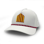 Load image into Gallery viewer, Iowa State 5-Bar Logo PVC Patch Rope Hat
