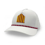 Load image into Gallery viewer, Iowa State 5-Bar Logo PVC Patch Rope Hat
