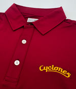 Load image into Gallery viewer, Iowa State Vintage Cyclones Script Performance Polo
