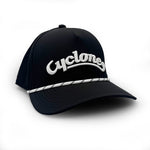 Load image into Gallery viewer, Iowa State Vintage Cyclones Script Rope Hat, Black

