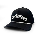 Load image into Gallery viewer, Iowa State Vintage Cyclones Script Rope Hat, Black

