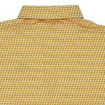 Load image into Gallery viewer, Iowa State Map Pattern Performance Polo, Gold

