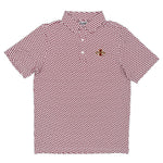 Load image into Gallery viewer, Iowa State Vintage Tornado Pattern Performance Polo
