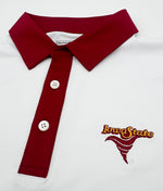 Load image into Gallery viewer, Iowa State Vintage Tornado Logo Contrast Collar Performance Polo
