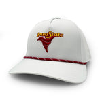 Load image into Gallery viewer, Iowa State Vintage Tornado Logo Rope Hat
