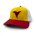 Load image into Gallery viewer, Iowa State Vintage Tornado Logo Trucker Hat
