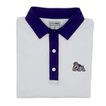 Load image into Gallery viewer, James Madison Contrast Collar Performance Polo
