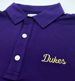 Load image into Gallery viewer, James Madison Vintage Dukes Script Performance Polo
