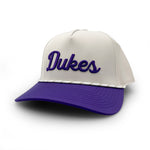 Load image into Gallery viewer, James Madison Vintage Dukes Script Two-Tone Rope Hat
