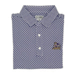Load image into Gallery viewer, James Madison Map Pattern Performance Polo
