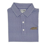 Load image into Gallery viewer, James Madison Vintage JMU Logo Pattern Performance Polo

