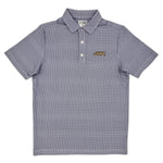 Load image into Gallery viewer, James Madison Vintage JMU Logo Pattern Performance Polo
