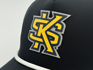 Kennesaw State PVC Patch Rope Hat, Black