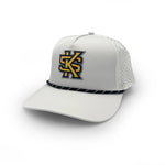 Load image into Gallery viewer, Kennesaw State PVC Patch Rope Hat, White
