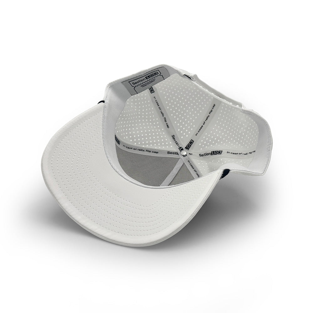 Kennesaw State PVC Patch Rope Hat, White