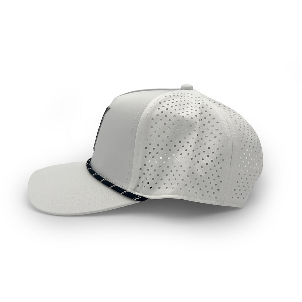Kennesaw State PVC Patch Rope Hat, White