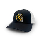 Load image into Gallery viewer, Kennesaw State Logo Trucker Hat, Black and White
