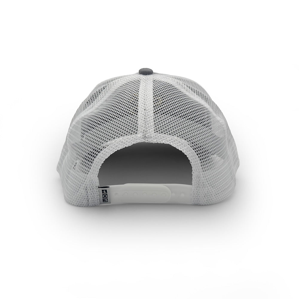 Kennesaw State Logo Trucker Hat, Gray and White