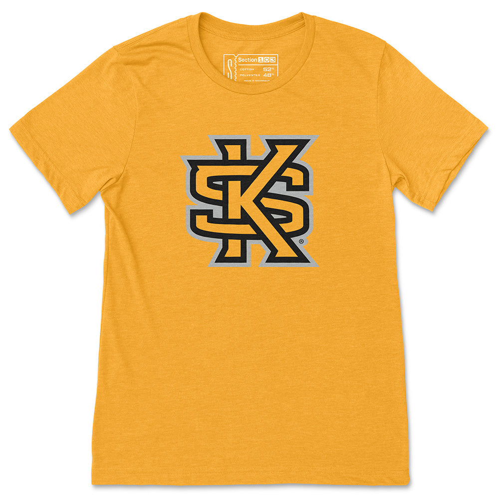 Kennesaw State Logo T-Shirt, Gold
