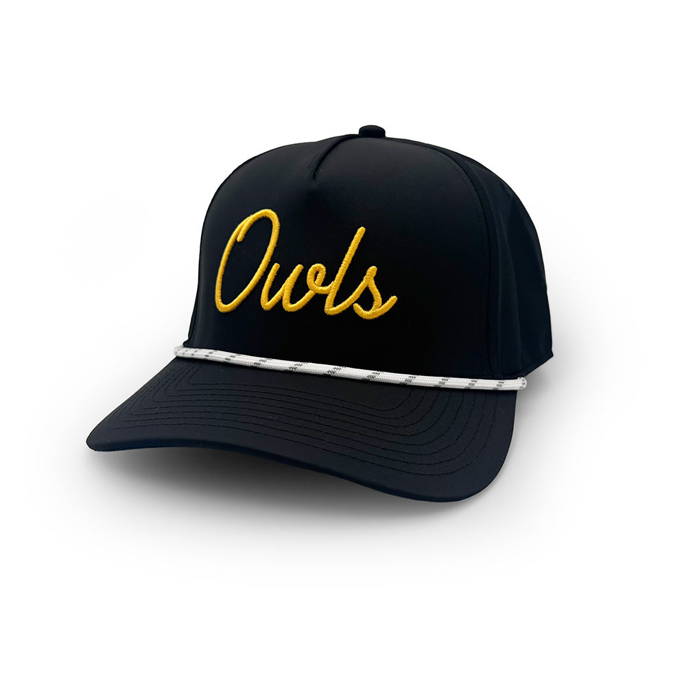 Kennesaw State Owls Script Rope Hat, Black – Section 103