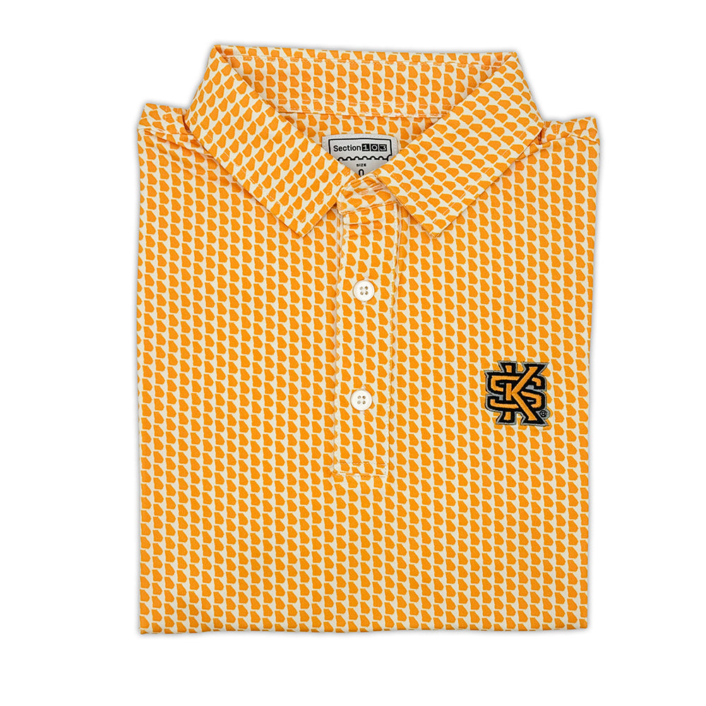 Kennesaw State Map Pattern Performance Polo