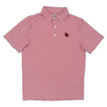 Load image into Gallery viewer, Louisville Map Pattern Performance Polo
