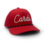 Load image into Gallery viewer, Louisville Cards Script Rope Hat, Red
