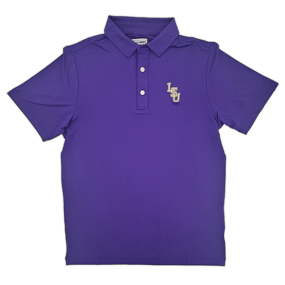 LSU Baseball Logo Performance Polo