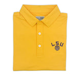 Load image into Gallery viewer, LSU Football Helmet Logo Performance Polo
