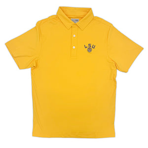 LSU Football Helmet Logo Performance Polo