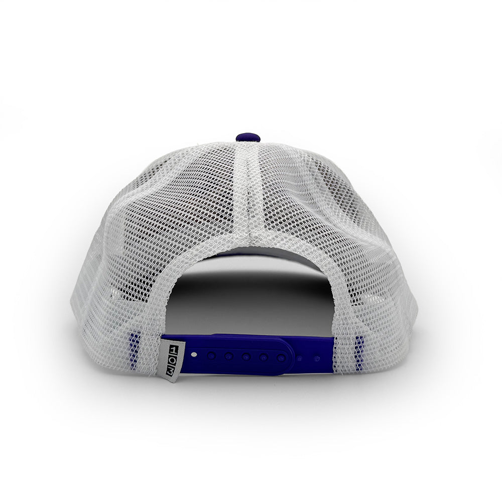 LSU Football Helmet Logo Trucker Hat, Gold and Purple