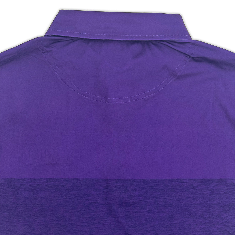LSU Heather Block Performance Polo