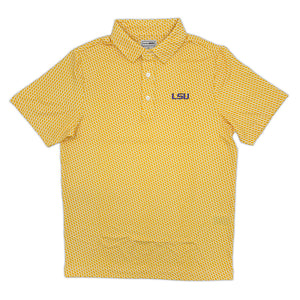 LSU Map Pattern Performance Polo