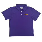 Load image into Gallery viewer, Louisiana State University Youth Performance Polo
