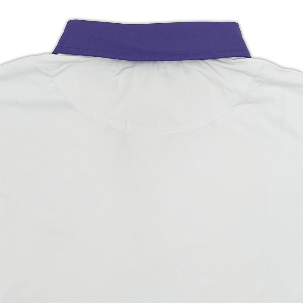 LSU Tiger Contrast Collar Performance Polo