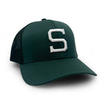 Load image into Gallery viewer, Michigan State Baseball Block S Trucker Hat
