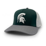 Load image into Gallery viewer, Michigan State Trucker Hat, Green and Gray
