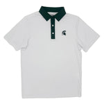 Load image into Gallery viewer, Michigan State Contrast Collar Performance Polo

