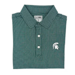 Load image into Gallery viewer, Michigan State Spartan Pattern Performance Polo
