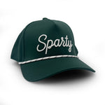 Load image into Gallery viewer, Michigan State Sparty Script Rope Hat
