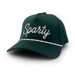 Load image into Gallery viewer, Michigan State Sparty Script Rope Hat
