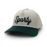 Load image into Gallery viewer, Michigan State Sparty Script Two-Tone Rope Hat
