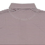 Load image into Gallery viewer, Mississippi State Map Striped Performance Polo
