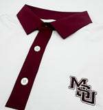 Load image into Gallery viewer, Mississippi State Vintage MSU Logo Contrast Collar Performance Polo
