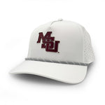 Load image into Gallery viewer, Mississippi State Vintage MSU Logo PVC Patch Rope Hat, White
