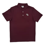 Load image into Gallery viewer, Mississippi State Vintage MSU Logo Performance Polo
