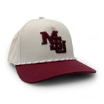 Load image into Gallery viewer, Mississippi State Vintage MSU Logo Two-Tone Rope Hat

