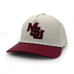 Load image into Gallery viewer, Mississippi State Vintage MSU Logo Two-Tone Rope Hat
